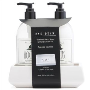 Rae Dunn Hocus Pocus soap & hand lotion set